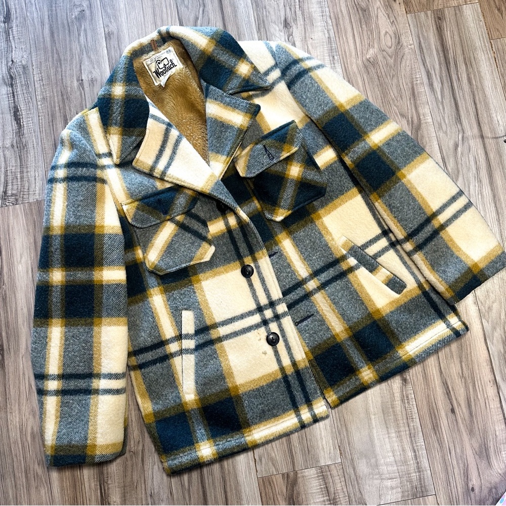 Vintage Woolrich Plaid Wool Jacket